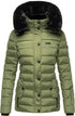 Lorelei Damen Winter Steppjacke mit abnehmbarer Kapuze