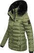 Lorelei Damen Winter Steppjacke mit abnehmbarer Kapuze