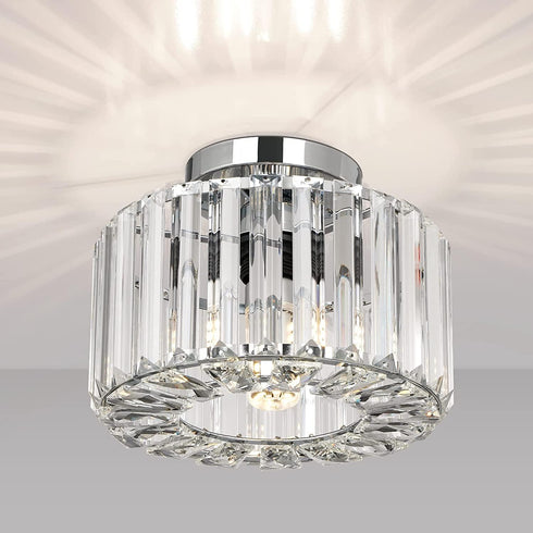 Alina Crystal Chandelier Ceiling Light K9 E27