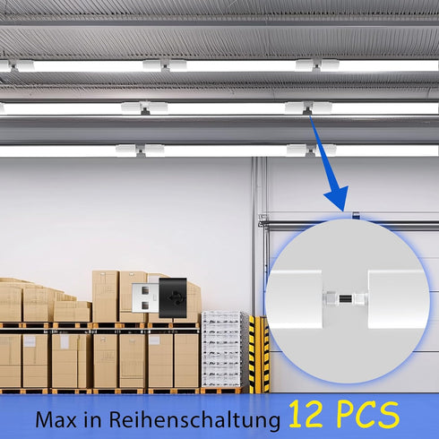 Serena LED Feuchtraumleuchte 120 cm 36W IP65 | Shiraki