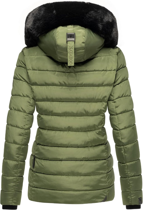 Lorelei Damen Winter Steppjacke mit abnehmbarer Kapuze