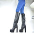 HOCHWERTIGE PUNK GOTHIC DAMEN STIEFEL