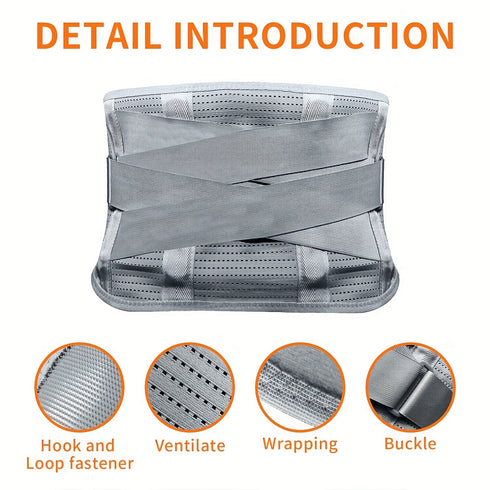 Rückenstützgürtel Lendenbereich | atmungsaktiver Stützgürtel