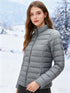Winddichte Winter Damenjacke – Kurzjacke mit Stehkragen