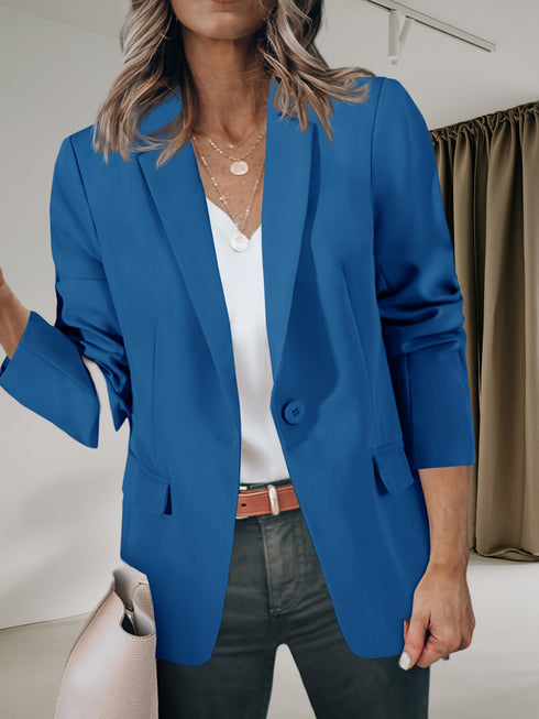 Damen Long-Sleeve Open-Front Blazer | Stilvolle Officejacke