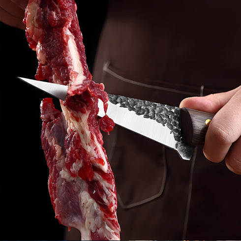 8-Teiliges Koch- & Schlachtmesser-Set mit Rolltasche – Yurei