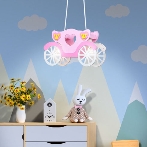 Pendelleuchte Kinderzimmer Karosse | Prinzessin und Märchenlampe