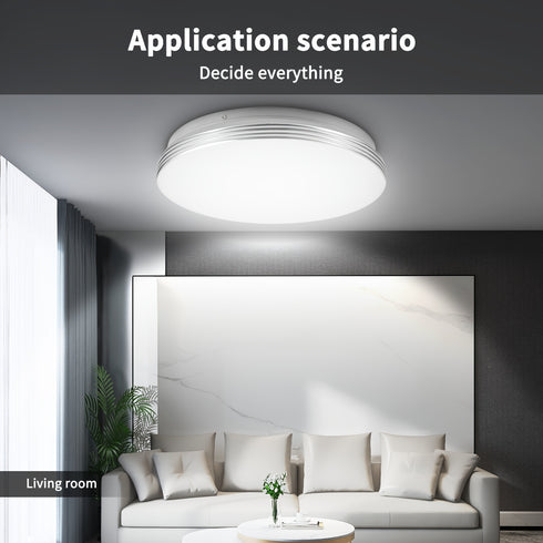 LED Deckenleuchte Rund 18W–48W Dimmbar Kaltweiß Warmweiß Ultra-Slim