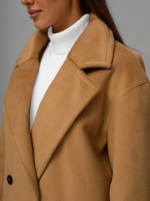 Knielanger Damen Wintermantel | Eleganter Store-Trench