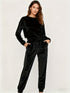 2er-Pack Damen Tapered Hose mit Fleece-Innenfutter & Taschen