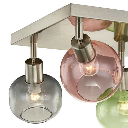 Freya Moderner 4-Arm-Deckenstrahler | Verstellbare Deckenlampe