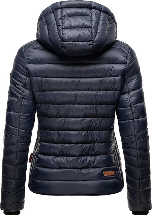 Tilda Damen Übergangs-Steppjacke mit Kapuze