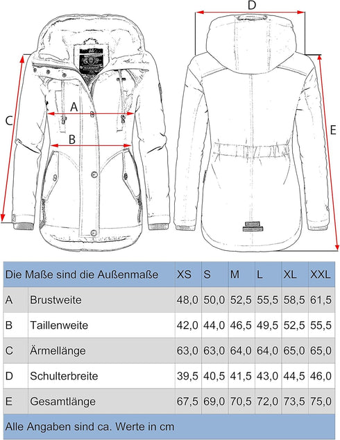 Frida Damen Übergangsjacke aus Baumwolle