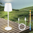 LED Schreibtischlampe weiß/schwarz – Touch dimmbar mit USB Ladefunktion