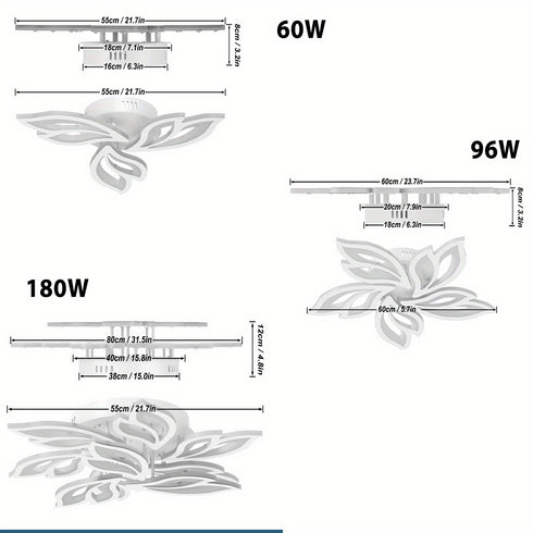LED Deckenleuchte dimmbar – moderne energieeffiziente Deckenlampe