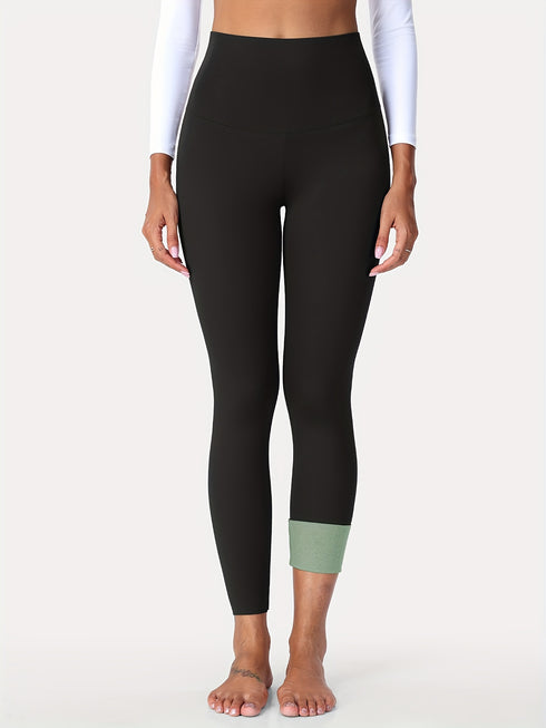 Thermo-Fleece-Leggings für Damen | Gefütterte Winterleggings mit hoher Taille