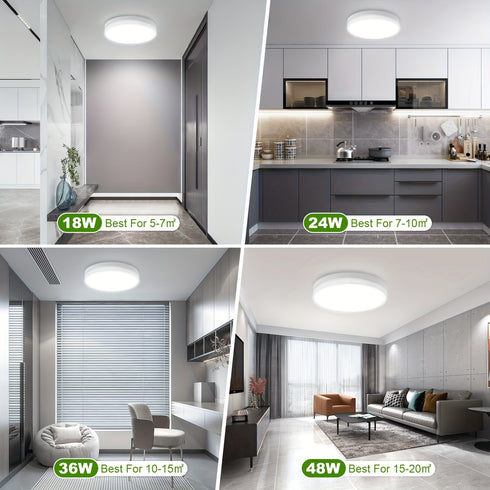 LED Deckenleuchte Rund 18W Badezimmerdecke
