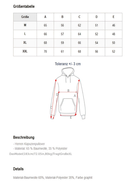 Arvan Männer Hoodie – Heavy Duty Kapuzenpullover