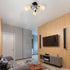 VelaLum Moderne LED-Deckenleuchte aus Metall und Textil