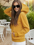 Damen Hoodie | Weicher Kapuzenpullover mit Kordelzug & Kängurutasche