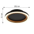 Linnea Moderne LED Deckenleuchte Holz-Optik
