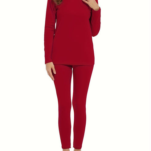Thermounterwäsche-Set Damen 2-teilig | Langarm und Thermohose