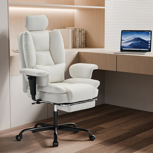 Matthias | Ergonomischer Bürostuhl bis 200 kg mit Fußhocker