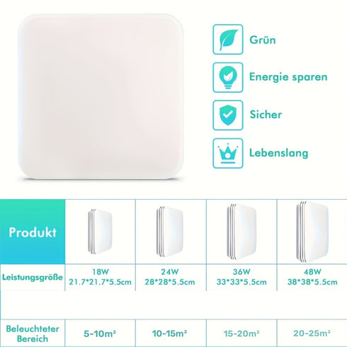 Deckenleuchte Silber – Dreifacher Lampenschirm Metall