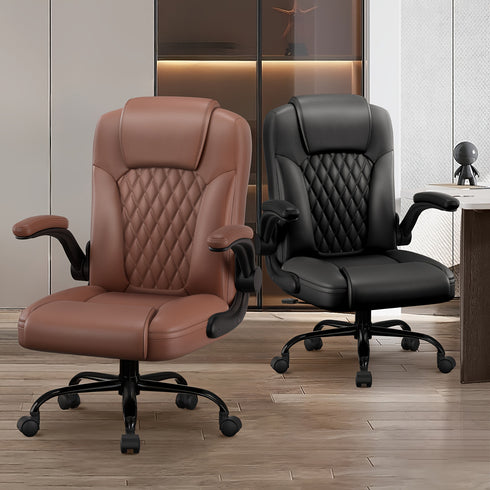 Sebastian | Ergonomischer Bürostuhl aus Kunstleder Verstellbar