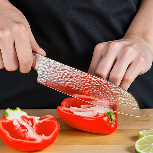 Hibana 15-teiliges Küchenmesser-Set mit Messerblock & Wetzstahl | Shiraki