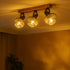 Ingrid 3-Flame pendant light – Nordic ceiling lamp hemp