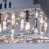 Tove LED Deckenlampe 16x G4 Chrom & Metall | Shiraki