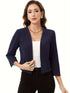 Damen Open-Front Blazer mit ¾-Ärmeln | Elegant & Chic