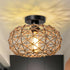 Camila Handgewebte LED Pendelleuchte Boho | Shiraki