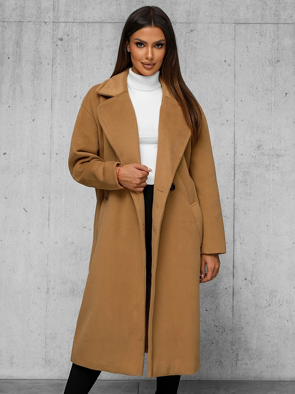 Knielanger Damen Wintermantel | Eleganter Store-Trench