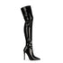 Damen High Heel Overknee Stiefel in Uni-Farben – Elegante Stiefeletten für Frühling & Herbst