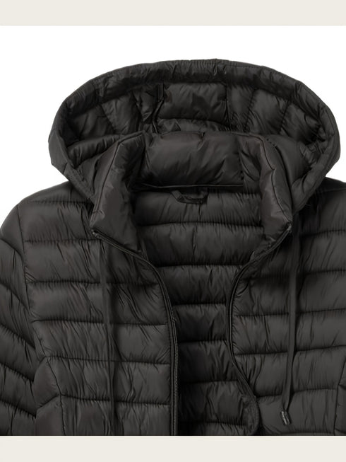 ULTRALEICHTE DAUNENJACKE FÜR DAMEN – SLIM-FIT-KURZJACKE MIT REISSVERSCHLUSS