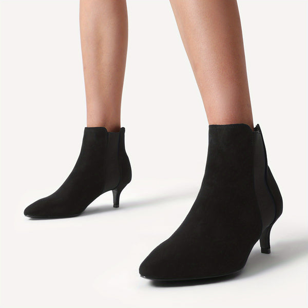 FRAUEN SPITZEN STILETTO HIGH HEEL ANKLE BOOTS