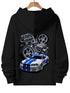 Autonix Herren Hoodie Automotive Grafik 3D-Druck