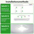 Slim-Panel LED Deckenleuchte quadratisch 18 W kaltweiß
