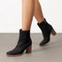 DAMEN-STIEFELETTEN MIT STRETCH MODISCHE ABSATZBOOTIES