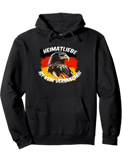 Valdran Eagle Hoodie – Klassischer Pullover-Hoodie lässiger Stil langärmlig normale Passform