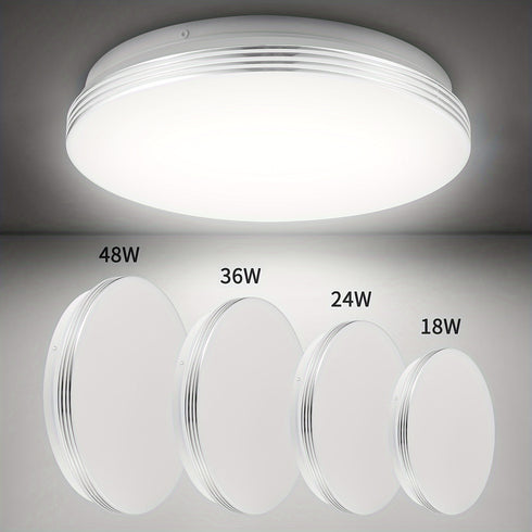 LED Deckenleuchte Rund 18W–48W Dimmbar Kaltweiß Warmweiß Ultra-Slim