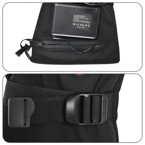 Beheizte Winterhandschuhe mit 5 V 5000 mAh Akku | Touchscreen winddicht & thermisch