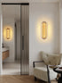 Elise LED Wandleuchte Acryl Holzoptik | Shiraki