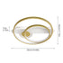 Frida LED Deckenleuchte rund Gold dimmbar | Shiraki