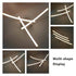Solveig LED Deckenleuchte Gabel-Design Coolweiß | Shiraki