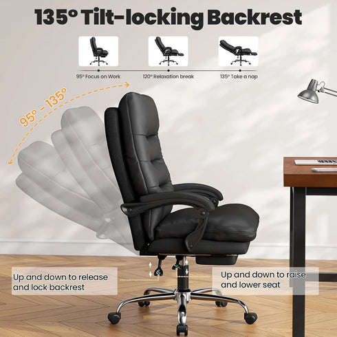 Emilio Ergonomischer Premium-Bürostuhl für Komfort & Stil