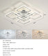 Camille LED Deckenleuchte Quadratisch Schwarz 61W | Shiraki