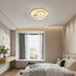 Frida LED Deckenleuchte rund Gold dimmbar | Shiraki